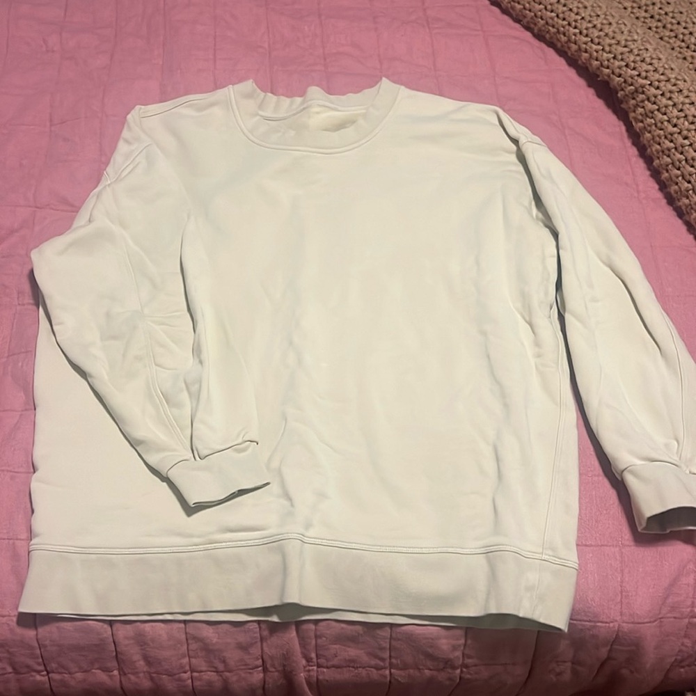 lululemon perfectly oversized crew light green